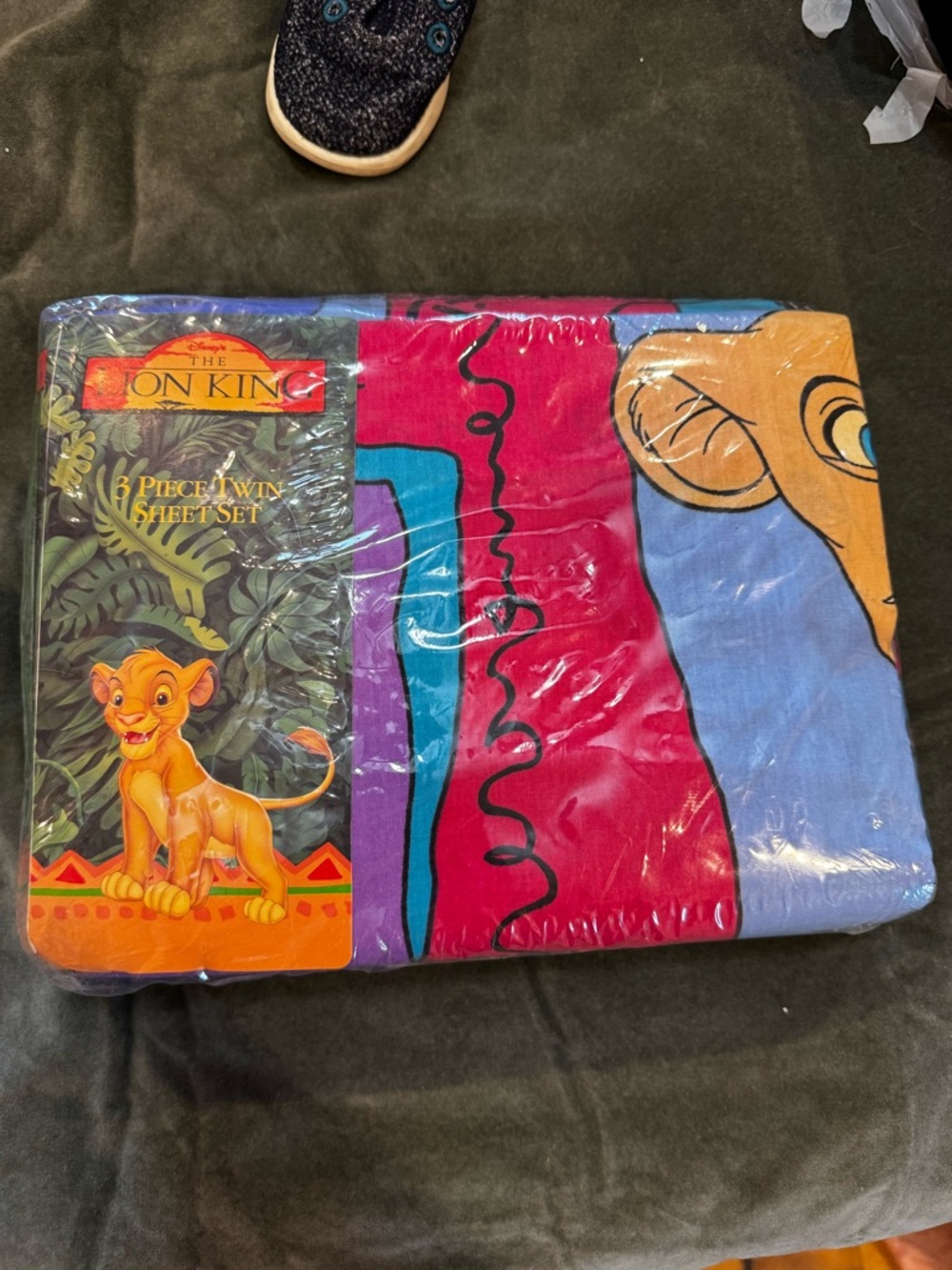 Vintage Disney Lion King Bedding Set - New in Package